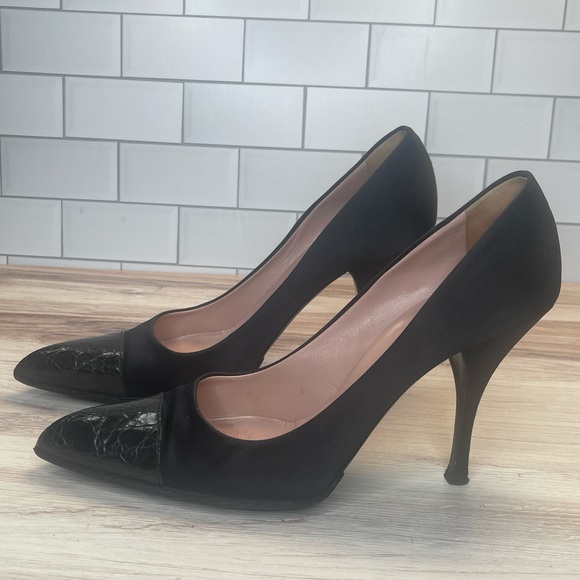 Prada Authentic Black Women's Heels - Picture 3 of 7